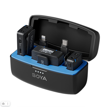 Мікрофон-петличка для смартфона Boya Boyamic з роз'ємами Lightning та Type-C MIC-041 фото