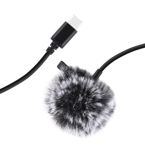 Мікрофон-гарнітура петличка Puluz PU425 з роз'ємом Type-C для смартфонів MIC-022 фото