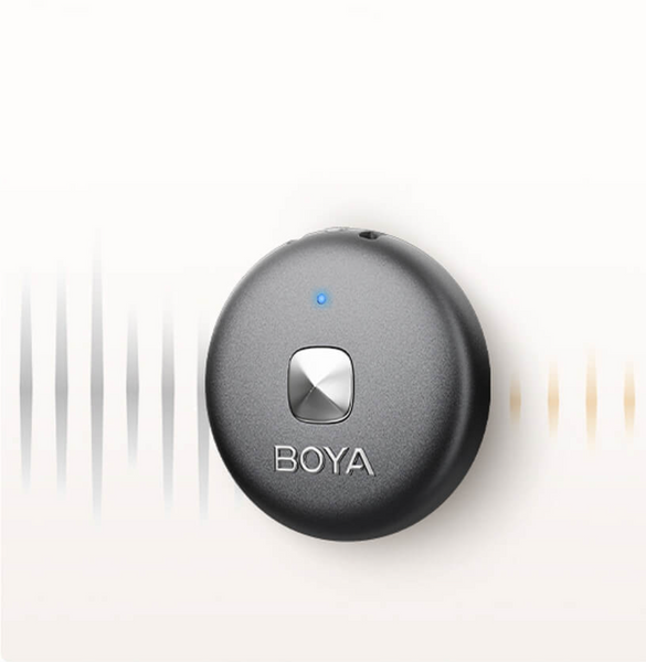 Петличний мікрофон Boya Omic-D комплект з 2 шт чорний Lightning MIC-035 фото