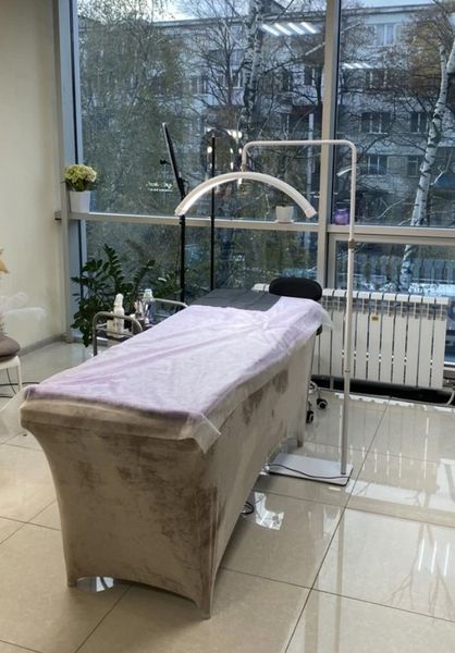 Професійна лампа без тіней 50 Вт зі штативом для вій, татуажу, косметології ML-001 фото