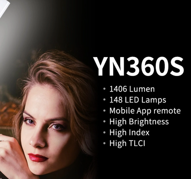 Набір для освітлення Yongnuo YN-360s: LED-жезл, акумулятор, зарядний пристрій та блок живлення LS-025 фото